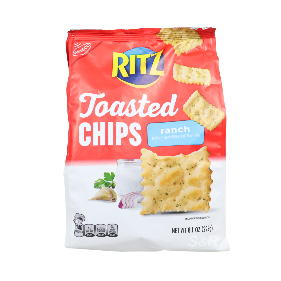 Ritz Toasted Chips Ranch Flavor 229g